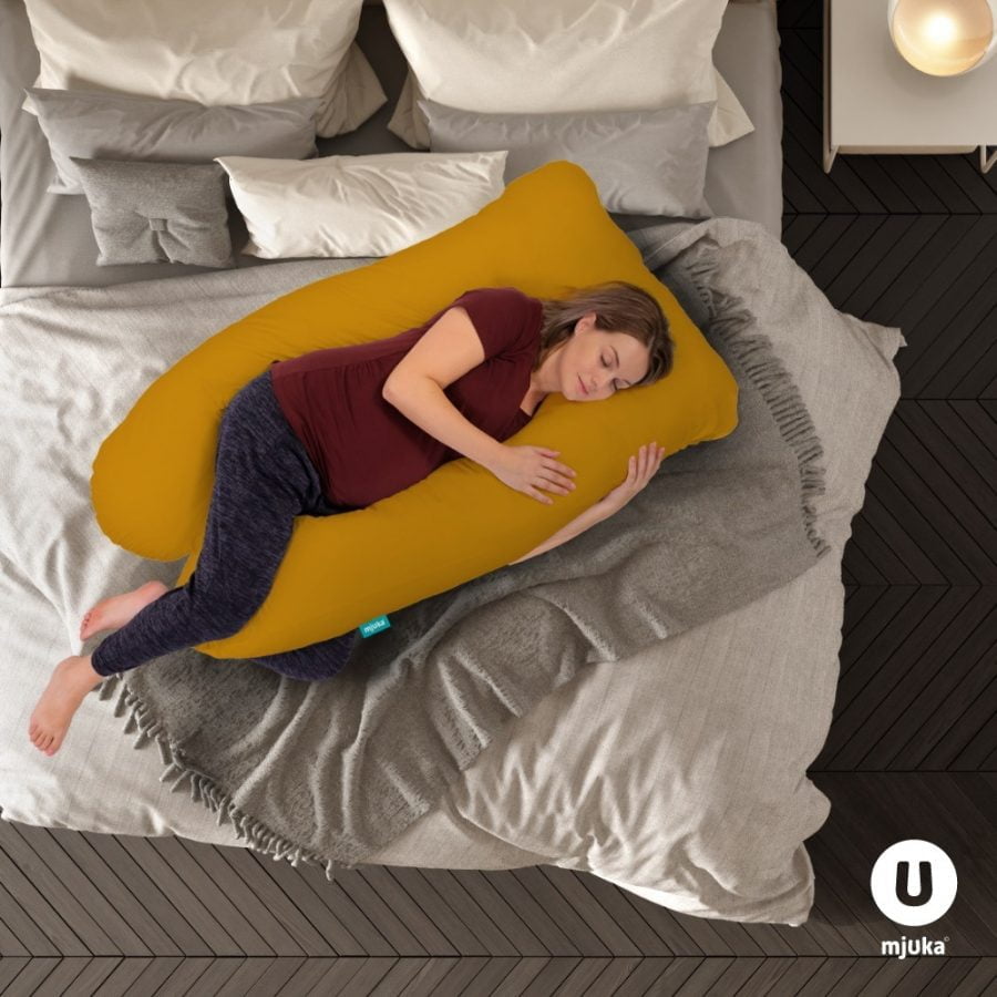 Mjuka Zwangerschapskussen Soft Cotton Ocher - Afbeelding 2